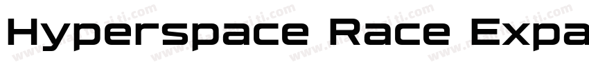 Hyperspace Race Expanded Bold字体转换